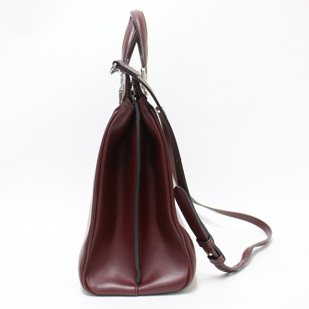 GUCCI Red Leather Horsebit Shoulder Bag - Picture 2 of 10